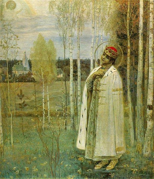 Mikhail Nesterov Tzarevich Dmitry oil painting image